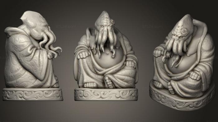 Indian sculptures (Cthuddha, STKI_0104) 3D models for cnc